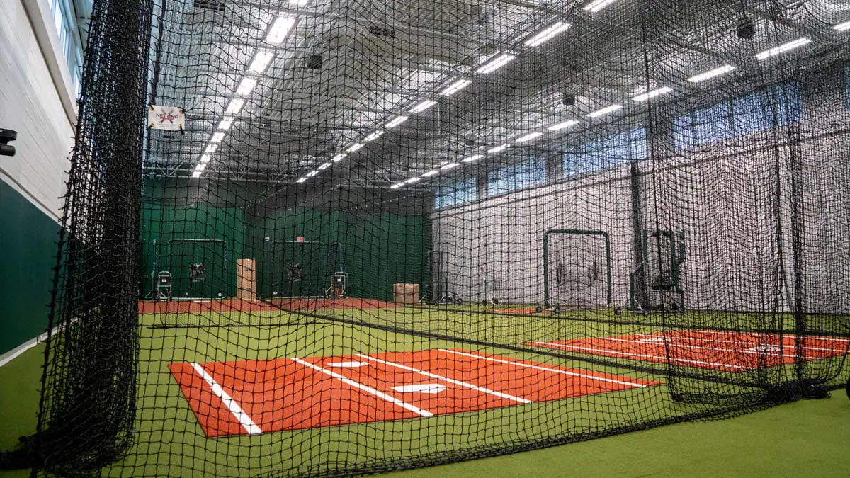 nets inside of facility